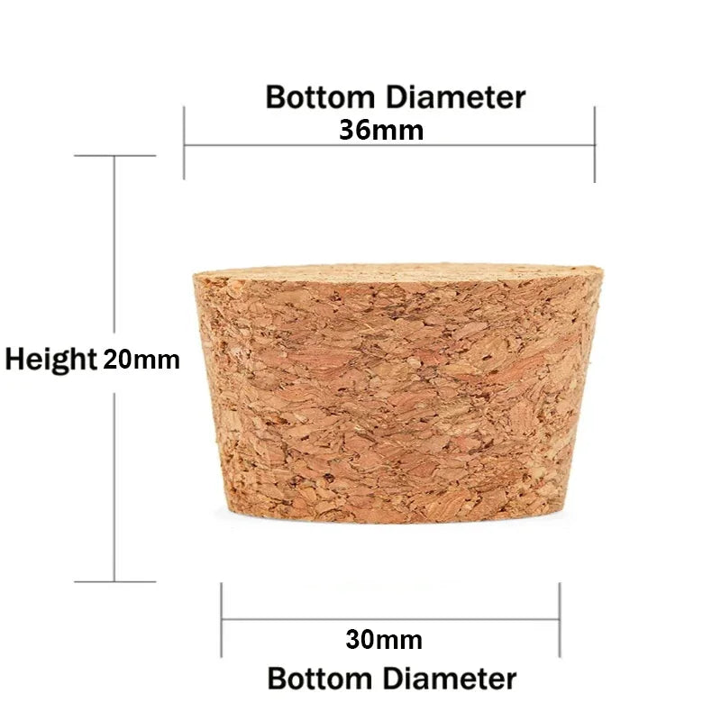 5-50pcs cork stoppers Wine Cork Bottle Stoppers Tapered Cork Stoppers for Bottle Bar Tools Kitchen Accessories