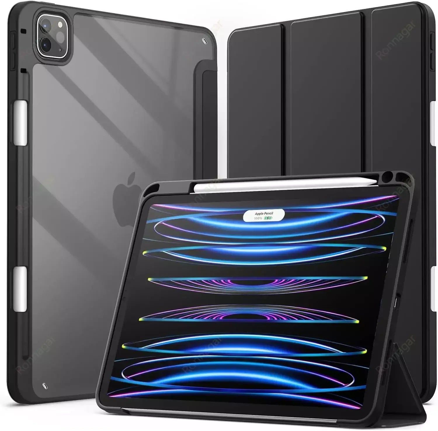 Smart Case for iPad Air 11 inch M2 M3 2025 2024 A16 11th Air 5th 4th Gen Pro11 13 M4 M2 Air 13 M2 M3 iPad 10th 9th 8 7 10.2 10.5 - KiwisLove