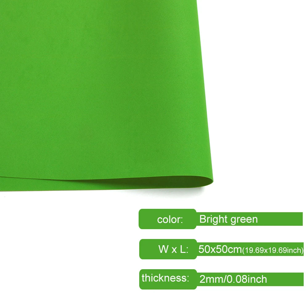 1 Pcs 2mm Colorful  EVA Foam Sheets 50x50cm, Colorful Craft Foam Paper for DIY, Cosplay, Scrapbooking, Arts & Crafts Projects