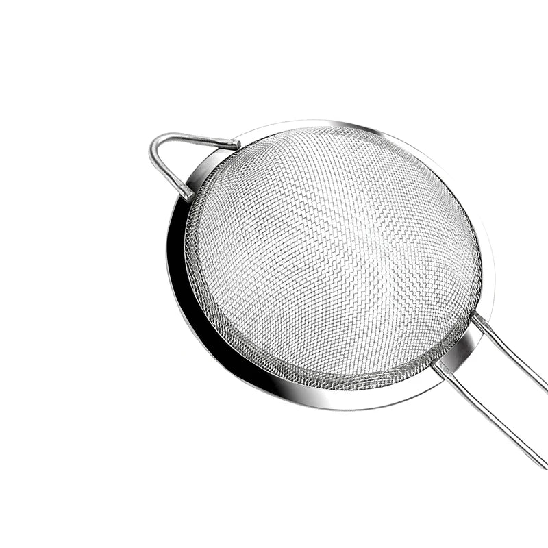 Fine Mesh Stainless Steel Strainer Sieve Juice Egg Filter Colanders Coffee Tea Vegtables Filtering Food Kitchen Accessories