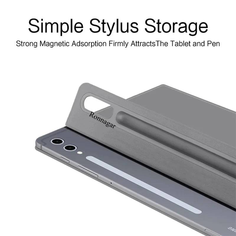 Magnetic Tablet Case For Samsung Galaxy Tab S10 FE Plus 13.1 2025 X620 X626b S10 S9 S8 S7Plus 12.4 11 S10 S9 S8 Ultra 14.6 Cover
