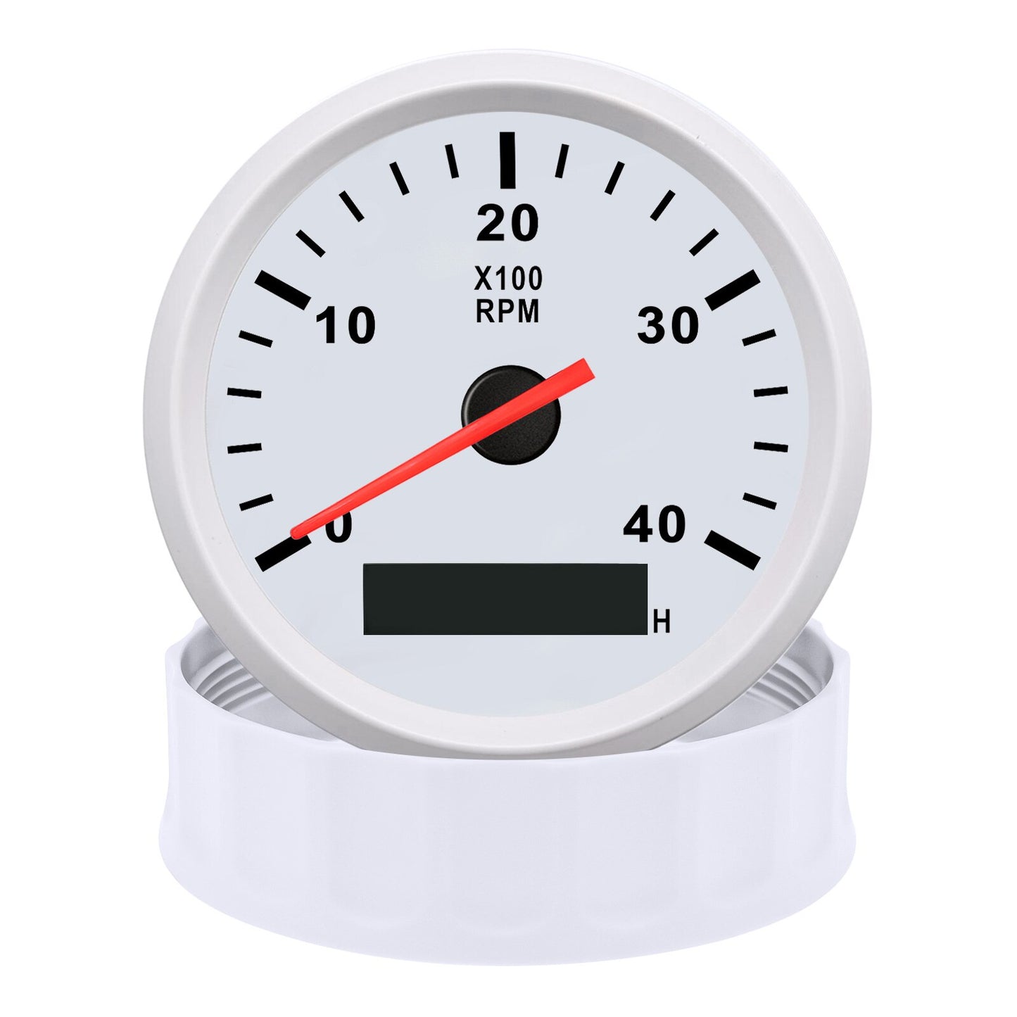 HD 3000 4000 6000 7000 8000 RPM 85MM Tachometer Tacho Gauge Red Light For Car Boat Diesel Gasoline Engine RPM Meter 12V/24V - KiwisLove