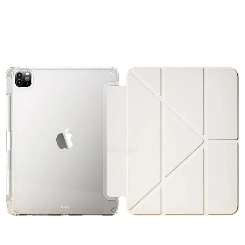 Y Fold Magnetic Case For iPad A16 2025 Air5 Air4 iPad Air11 13 M3 M2 M4 M5 Pro11 13 12.9 10th 9th 8th 6th 5th 10.9 10.5 10.2 9.7