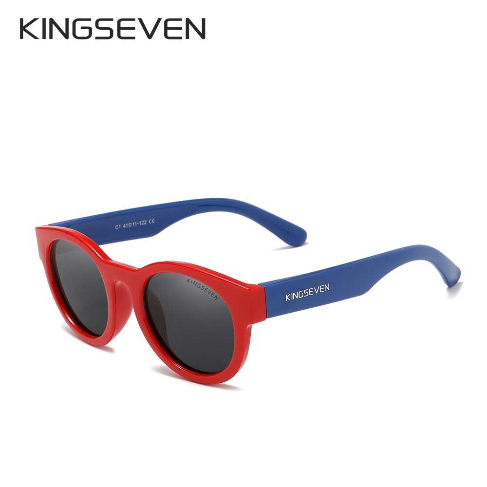 KINGSEVEN Square Polarized Kids Sunglasses Safety Children Sun Glasses Lightly Fashion Boys Girls Shades Eyewear UV400 - KiwisLove