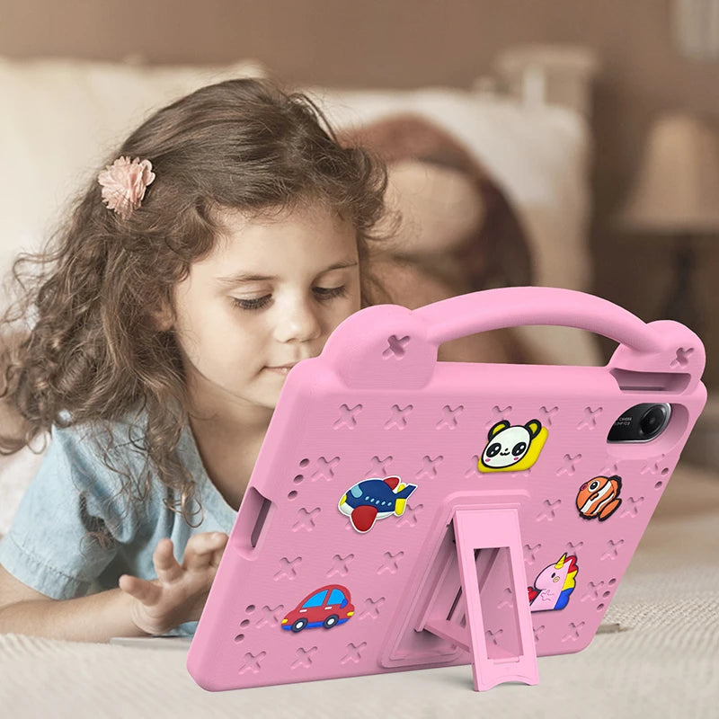 EVA Bear Case for Xiaomi Redmi Pad 2 2025 11inch Tablet Case Kids Friendly Shockproof Stand Protective Case for Redmi Pad 2 11"