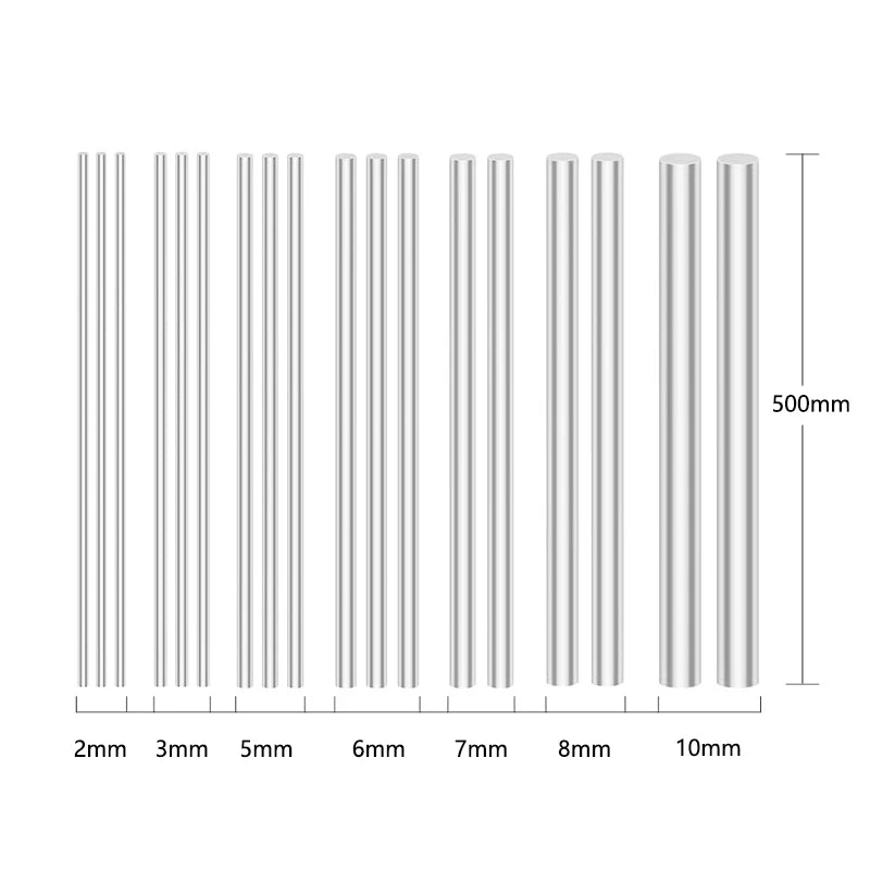 1/5pcs Aluminum Rod,Diameter2-180mm, Aluminum Round Bar,Good Electroplating Properties, Anti-Corrosion