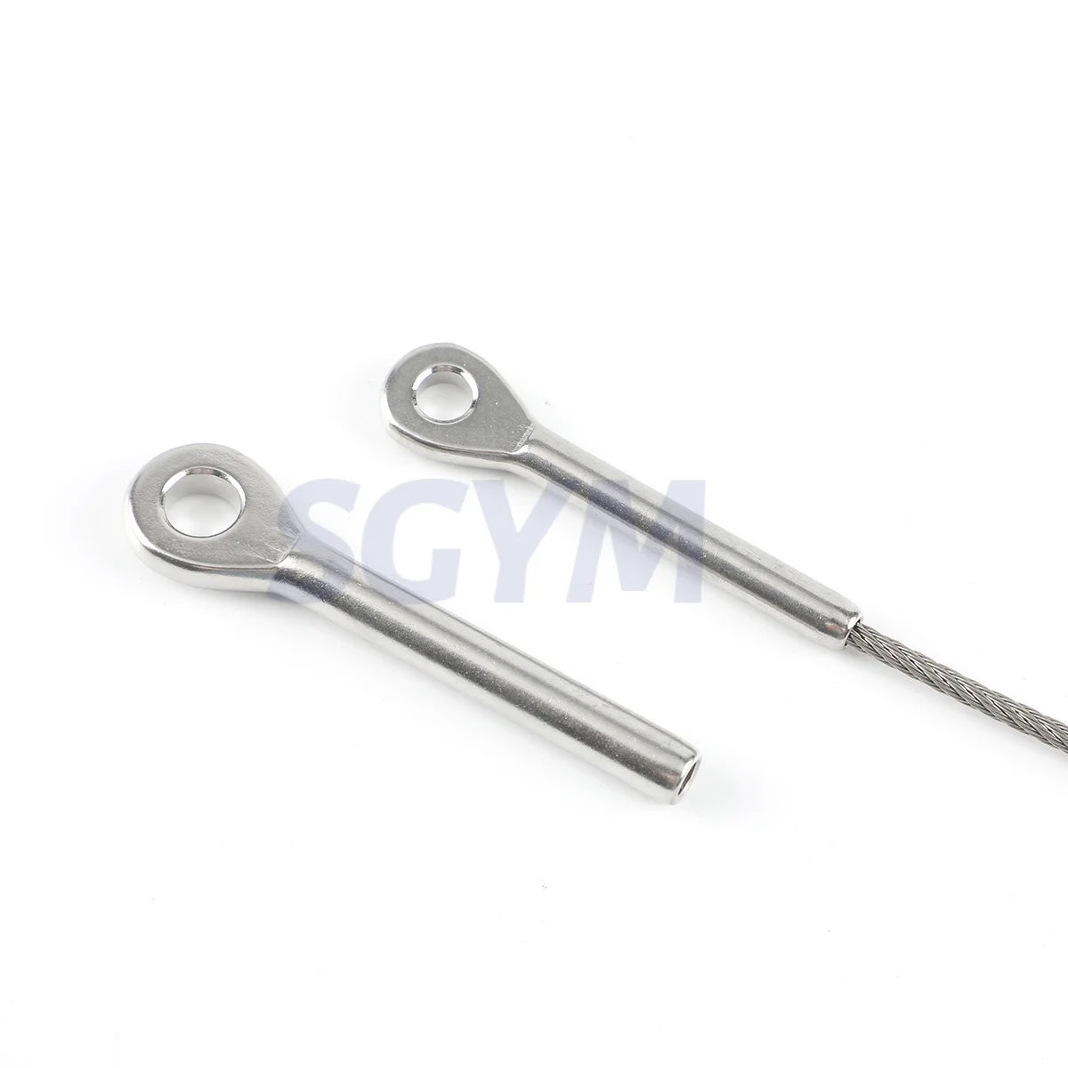 12pcs 3mm swage Eye Terminal T316 Stainless Steel Wire Rope Fitting For 1/8'' Cable Railing Assemblie Tensioner Marine Hardware