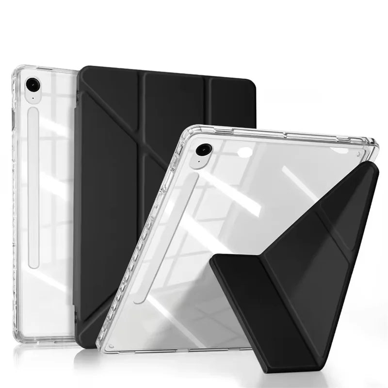 Y-Fold Smart Case for Samsung Galaxy Tab S11 11 inch 2025 S10lite Funda Case 5G SM-X730/X736 S10 S9 S7 FE S8 plus 12.4'' 13.1''
