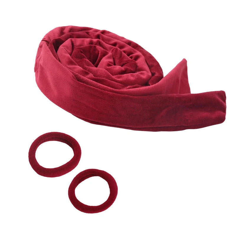 Heatless Curling Rod Headband No Heat Ribbon Hair Rollers Silk Curls Lazy Hair Curlers Sleeping Soft Headband Hair Styling Tools - KiwisLove