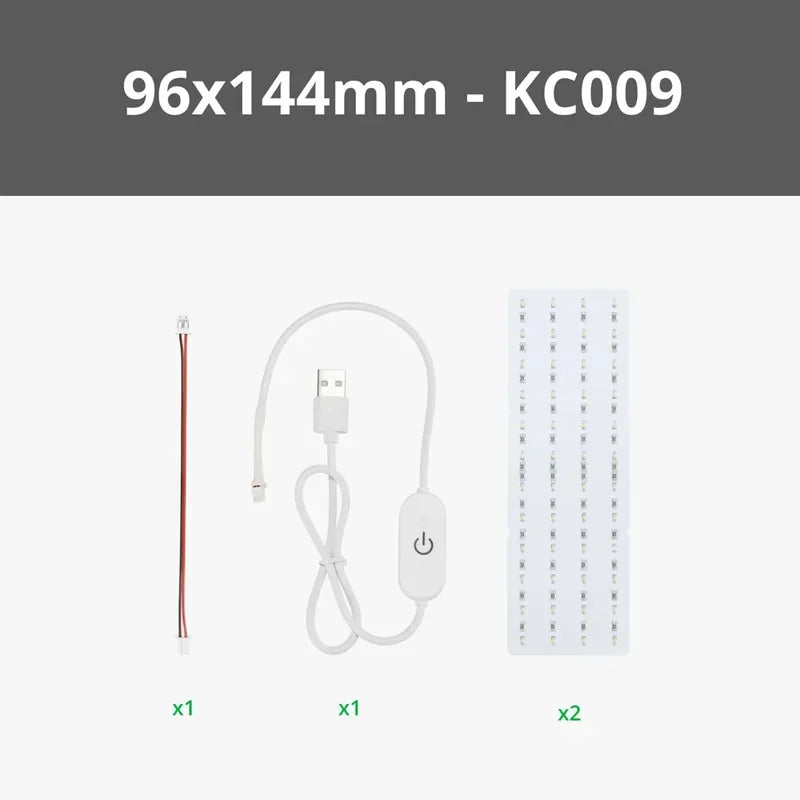 Bambu Lab 3D Printing DIY bamboo Bluetooth mouse kit 002 LED Lamp Wireless DIY Model Toy Gun Clock Components 3D Printer Parts