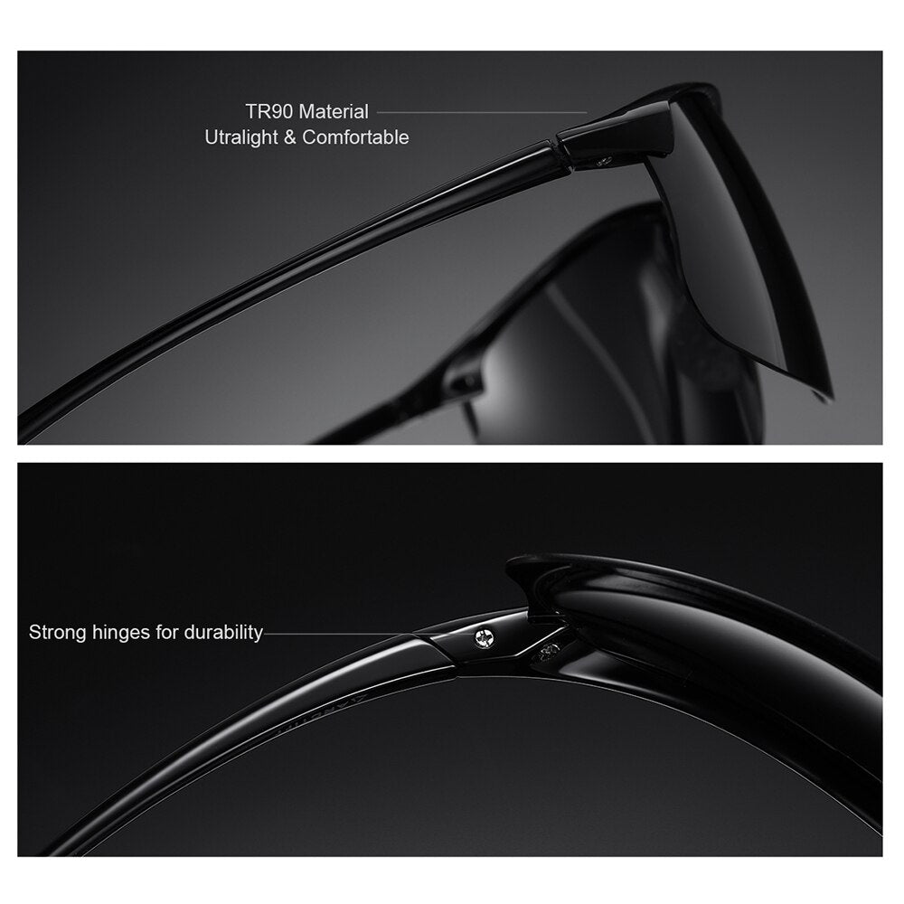 BARCUR Sports P-Cycling Sunglasses Male Polarized Sun Glasses for Men Women Utra Light Travel Fishing Eyewear Accessory Oculos - KiwisLove