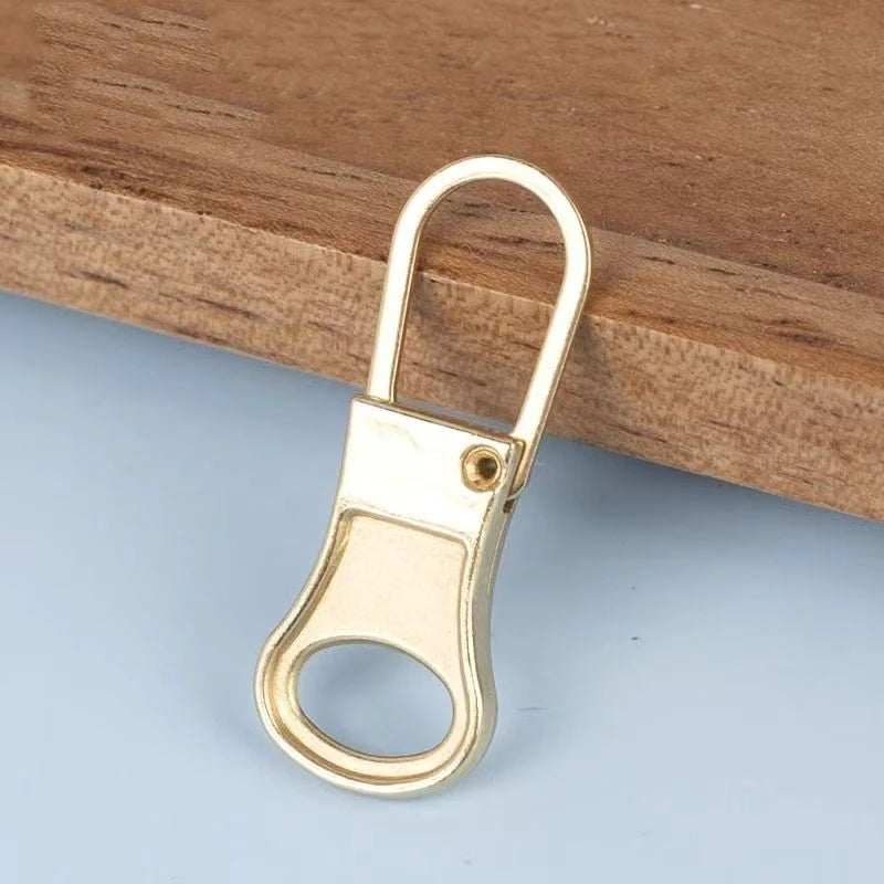 4-20PCSMetal Zip Puller Replacement Tab Zipper Sliders Head Zipper Head Detachable Backpacks Purses Repair Sewing Accessories