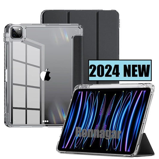 Smart Funda Case iPad 9th 8th 7th 10th Gen Case ipad Air11/13 2024 Pro11/13 M4 Case Air5 4 10.9''/10.5''/10.2''/9.7''/13''/12.9'