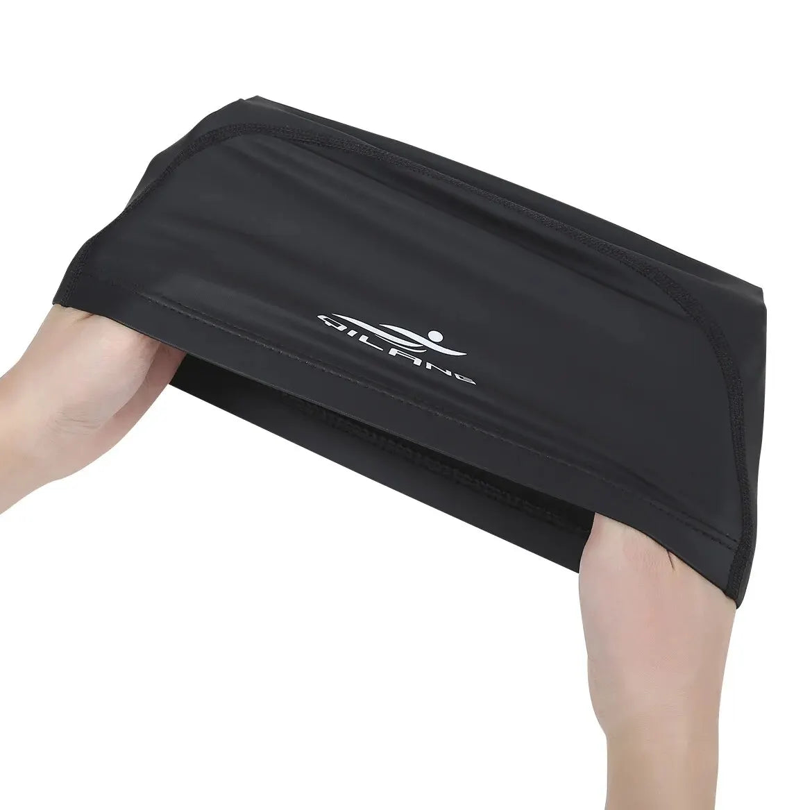 Silicone swim caps Swim Cap Adult Silicone Waterproof PU Unisex Solid Color Pool Diving Cap Long Hair