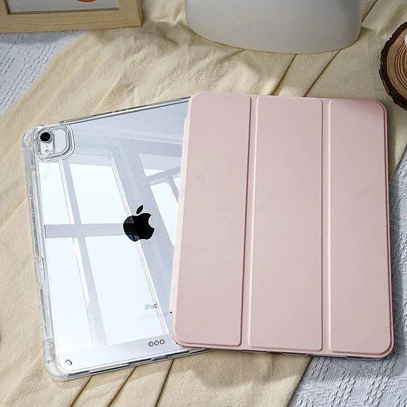 For 2025 iPad 11th A16 Case Air11 13'' iPad 10th 9th 8th Gen 10.2 10.5 iPad Pro11 M4 Air4 5 10.9in 12.9 M2 M3 Pencil Holder Case