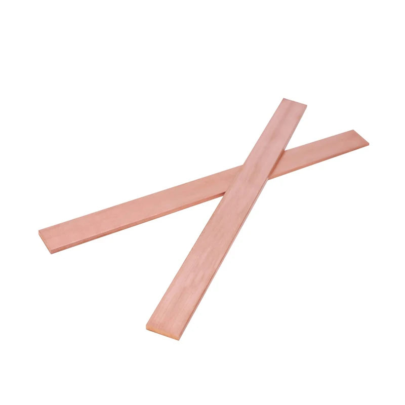 1pcs Length 100-500mm T2 Red Copper Flat Bar Strip Pure Copper Plate CNC DIY Material Thickness 1/1.5/2/3/4/5/6/8mm