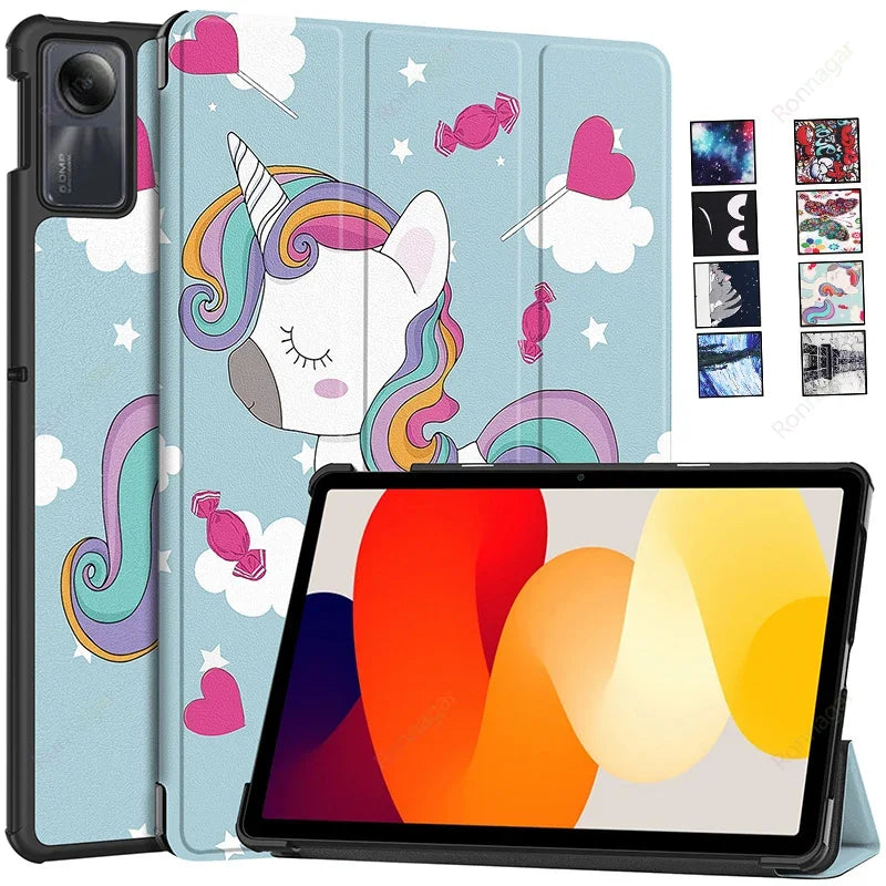 Cute Cartoon Case for Xiaomi Redmi Pad 2 2025 for Redmi Pad SE 2023 Case 11'' 8.7'' for XiaoMi 6/5 11inch Painted Hard Back Case