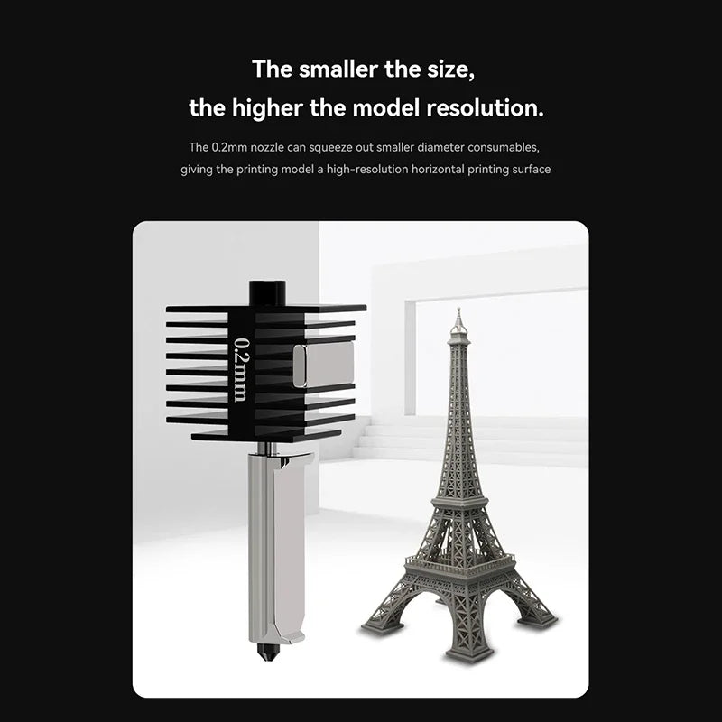 Hotend For Bambu Lab A1 mini Assembly Hotend Kit 0.2 0.4 0.6 0.8MM Replaceable Nozzle For 3D printer Bamboo Lab A1/A1 mini - KiwisLove