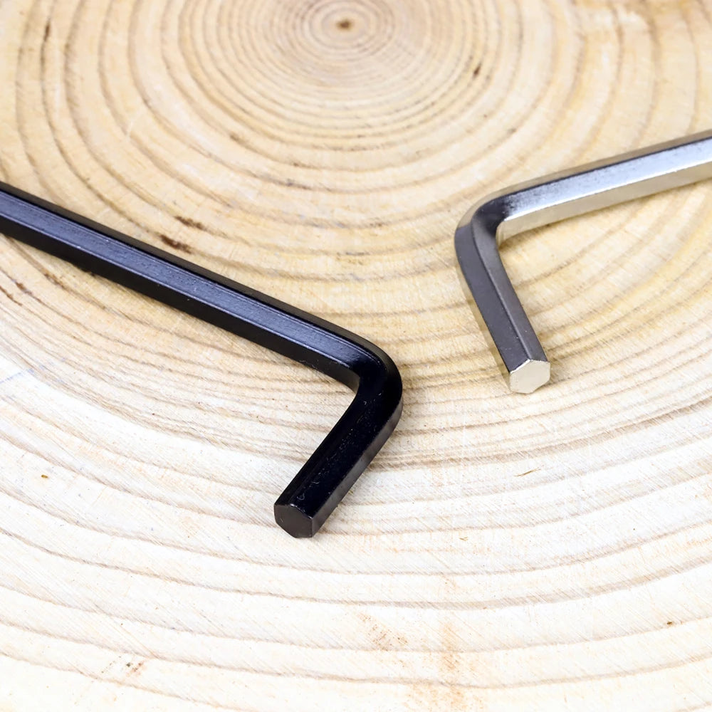 NINDEJIN  L shaped hex hexagon key allen wrench 0.9mm 1.5mm 2mm 2.5mm 3mm 4mm 5mm 6mm 8mm carbon steel allen key - KiwisLove