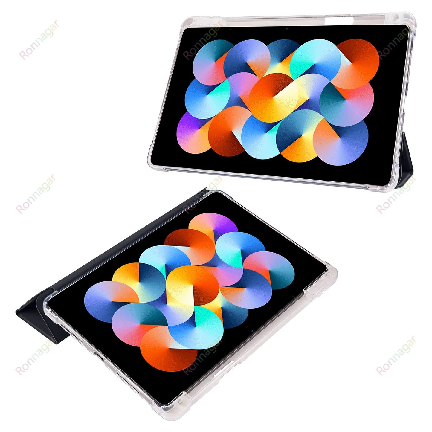 With Pencil Holder Tablet Case for Redmi Pad 2 Pro Case 2025 2024 12.1inch Flip Stand for Xiaomi Poco Pad 12.1'' Auto Sleep Wake