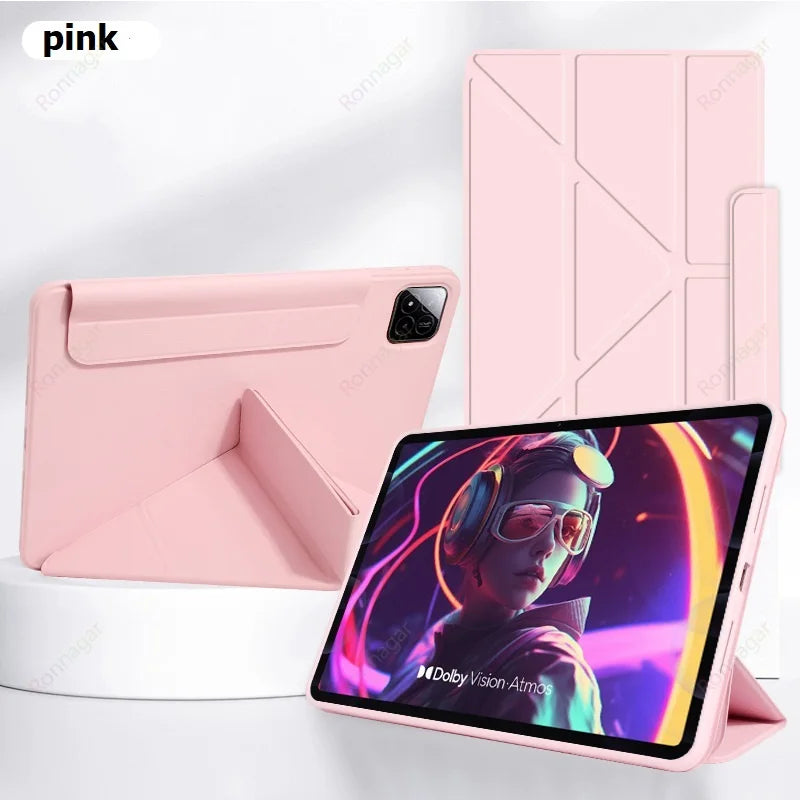 Y folding Funda for Xiaomi Mi Pad 8 11.2 Case 2025 for XiaoMI 6 5 11inch for Redmi Pad 2  SE 11 12.1 Auto Wake/Sleep Stand Cover