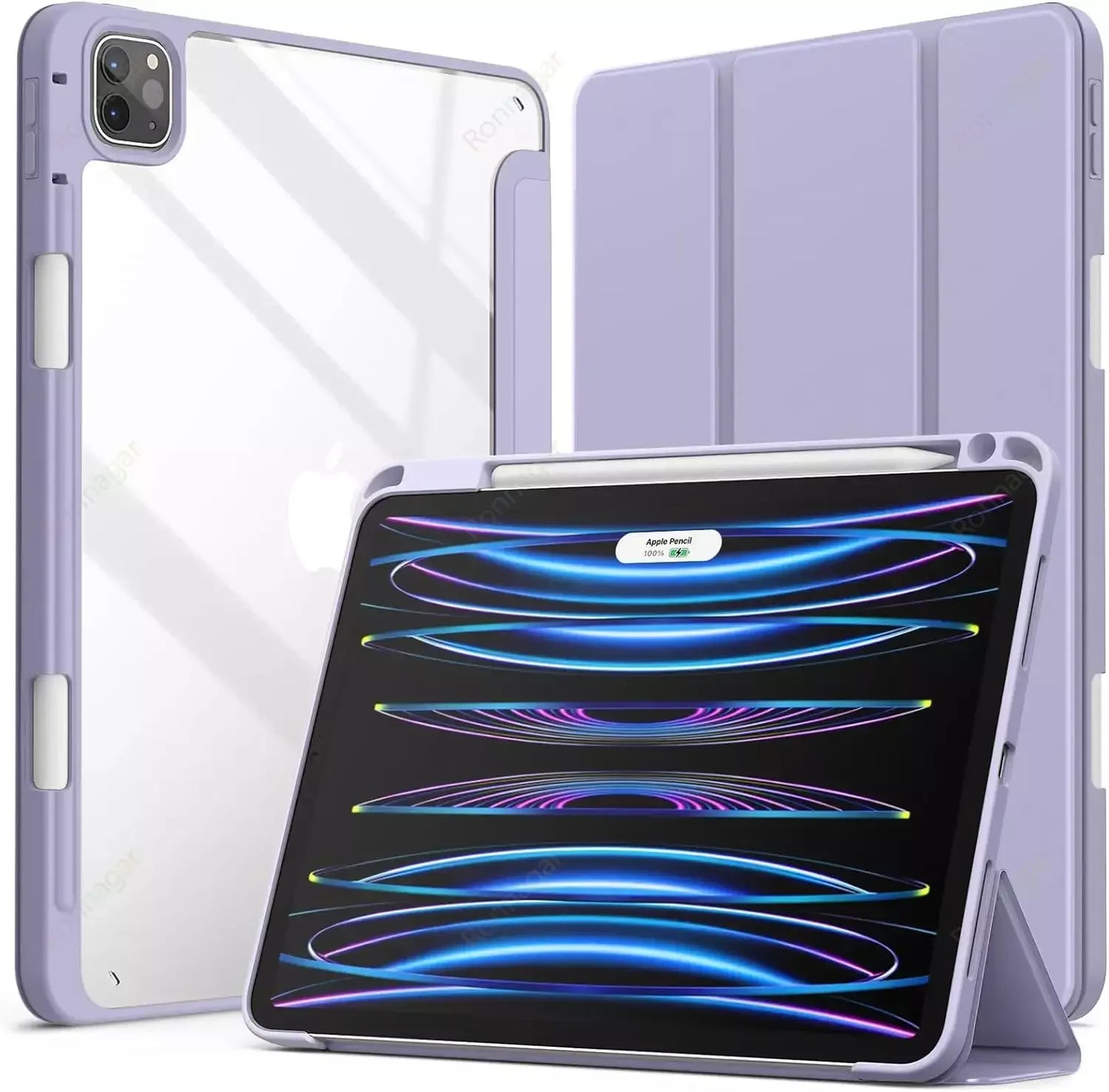 For iPad 10th Generation Case A16 2025 iPad Air5 Air4 10.9 Air 11 M2 M3 2024 Pro11 M4 M2 7 8 9 10.2 10.5 Case With Pencil holder