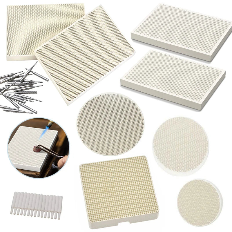 1pcs Ceramic Insulation hot board Special needle for honeycomb ceramic plate welding plate with hole casting tool heating plate