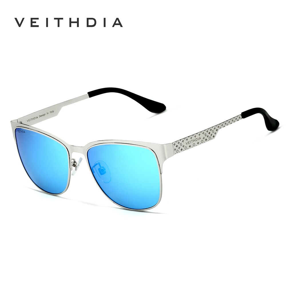 VEITHDIA Brand Designer Men Women Sunglasses Stainless Steel Sun Glasses Outdoor Polarized UV400 Lens Eyewear For Male VT3580 - KiwisLove