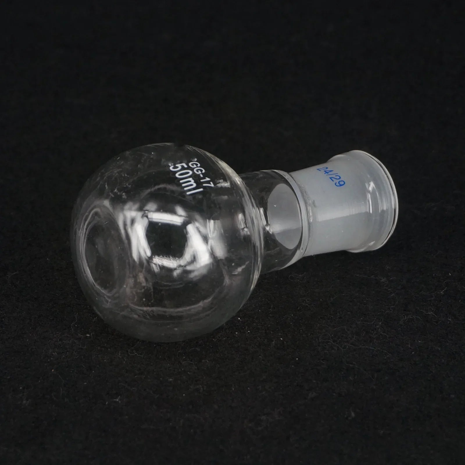 25ml 50ml Borosilicate Glass 14/23 19/26 24/29 One Mouth Short Neck Flat Bottom Flask Boiling For Lab - KiwisLove