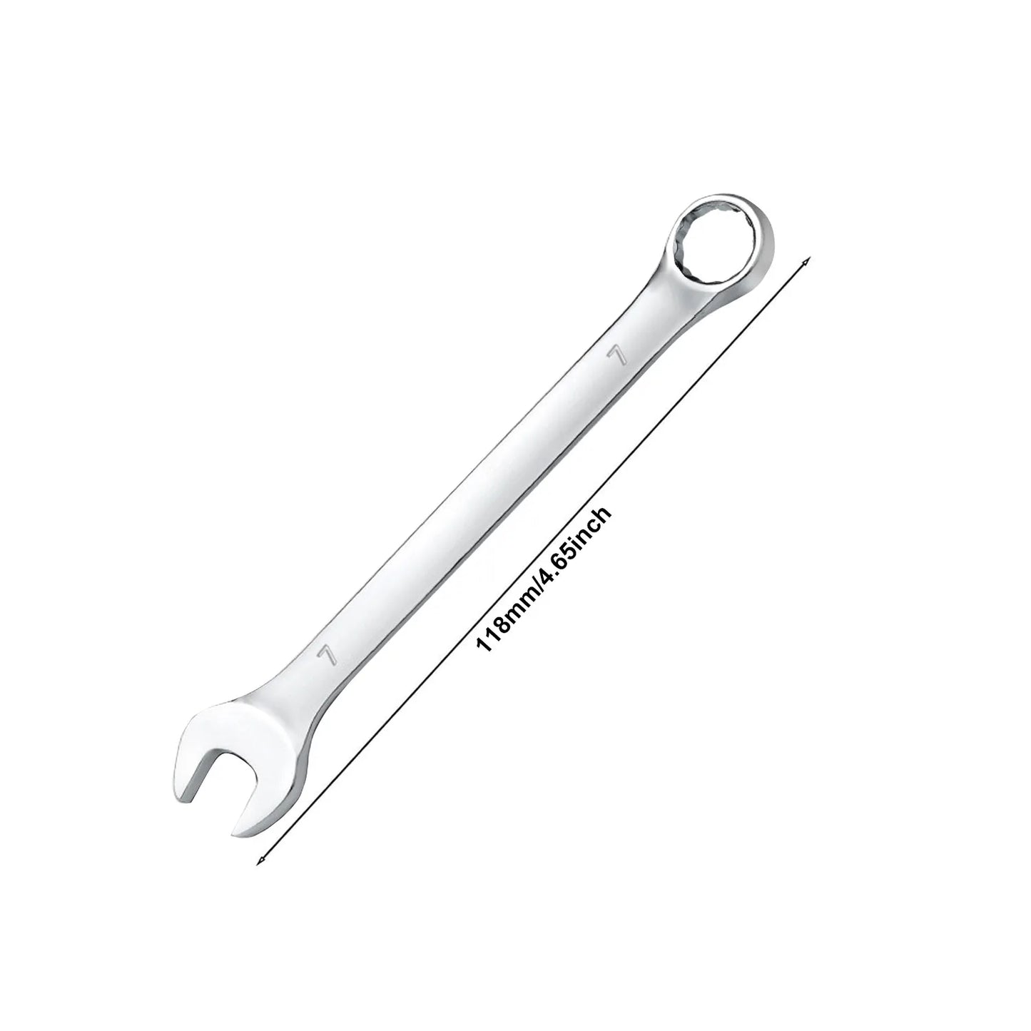 Dual-use plum blossom open end Ratchet wrench 7MM-24MM Combination spanners nut cutter combined Key Repair hand tools
