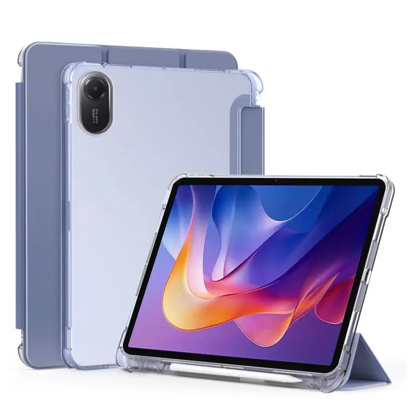 For Xiaomi Redmi Pad 2 Case 11 inch 2025 TPU Soft Funda For Xiaomi Redmi Pad SE 11'' 2023 with Pencil Holder Auto Sleep/Wake up