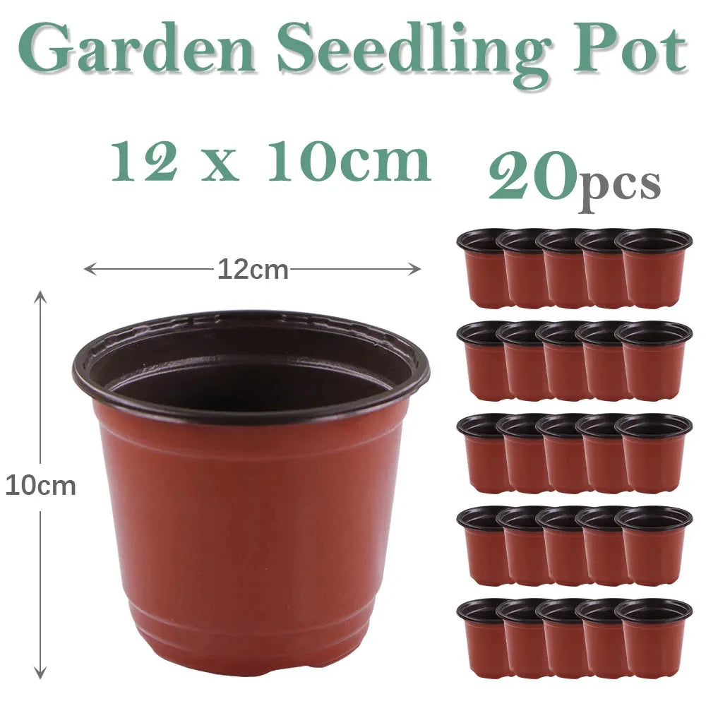 Garden Plant Pot Flowerpots Nursery Seed Starting Lightweight Breathable Maintain Humidity Flower Vegetable in 6 sizes Container