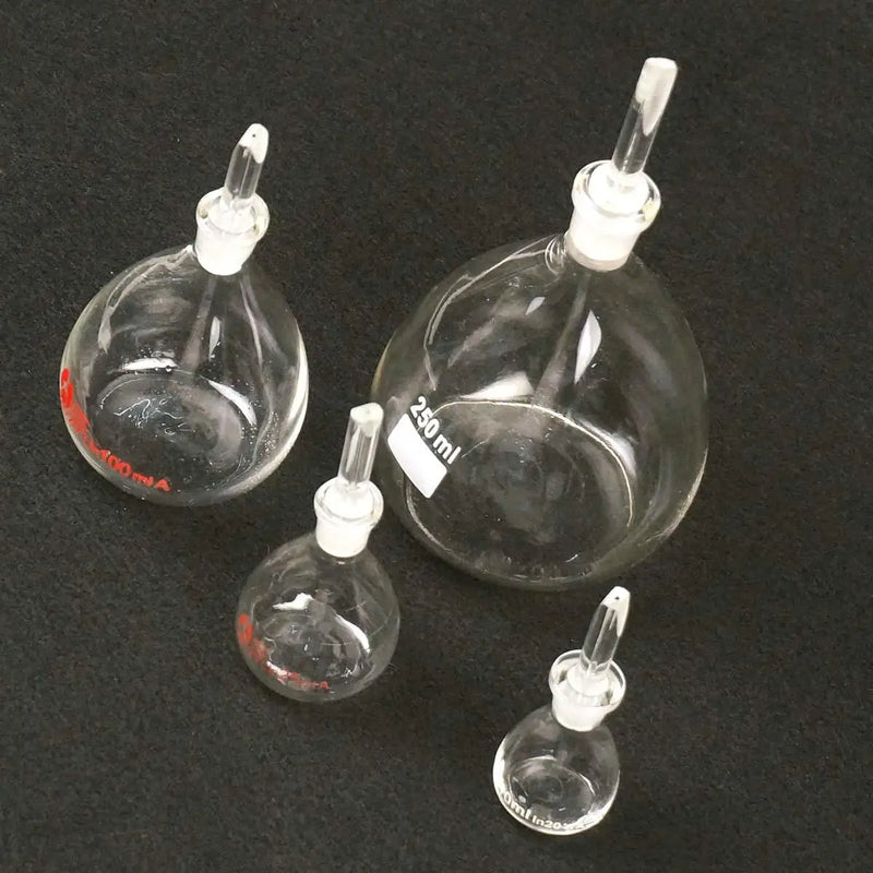 Capacity 5/10/25/50/100ml Borosilicate Glass Specific Gravity Bottle Pycnometer Class A Science Lab Medical - KiwisLove
