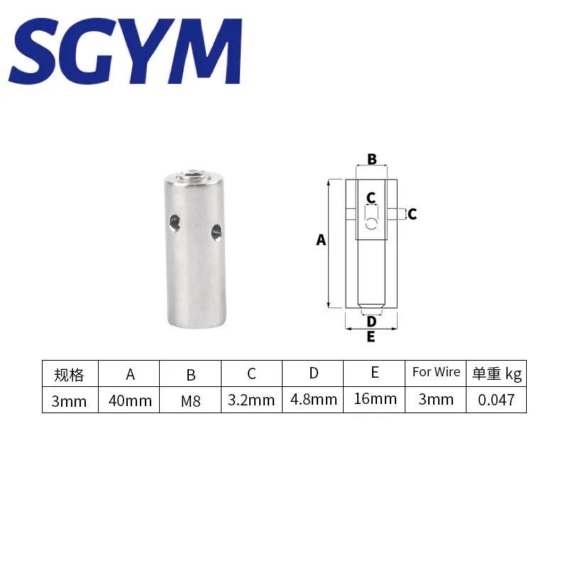 SGYM 20Pcs Green Wall Stainless Steel Hubs Wire Trellis Kits for Climbing Plants Trellis Wire Hubs for 3mm Wire Rope Cable