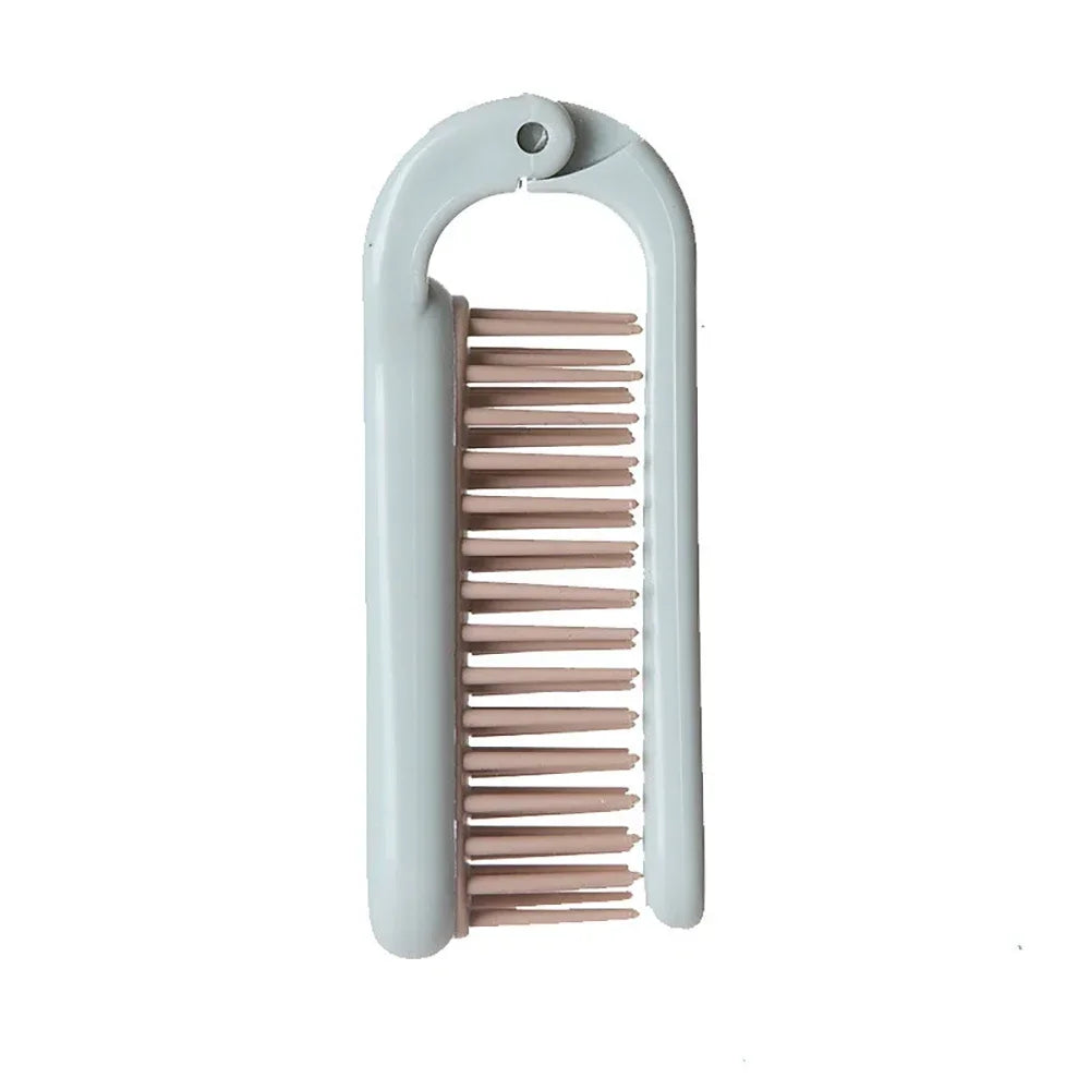 Portable Travel Foldable Hair Comb Portable Detangling Hair Brush Anti Static Head Massager Combs Hair Styling Hairdressing Tool - KiwisLove