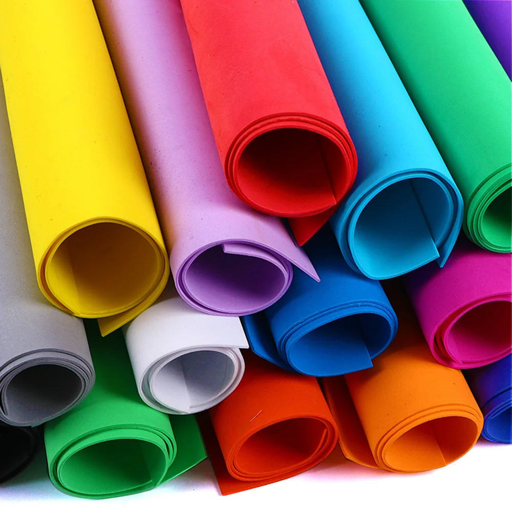 1 Pcs 2mm Colorful  EVA Foam Sheets 50x50cm, Colorful Craft Foam Paper for DIY, Cosplay, Scrapbooking, Arts & Crafts Projects