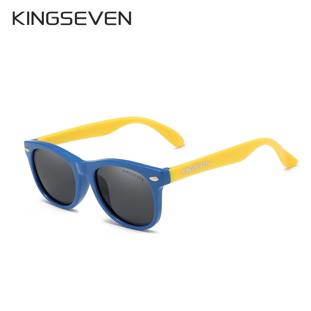 KINGSEVEN Brand Children Sunglasses Polarized Girls Design Glasses Decorative Sun Glasses For Boys Gafas De Sol UV400 - KiwisLove