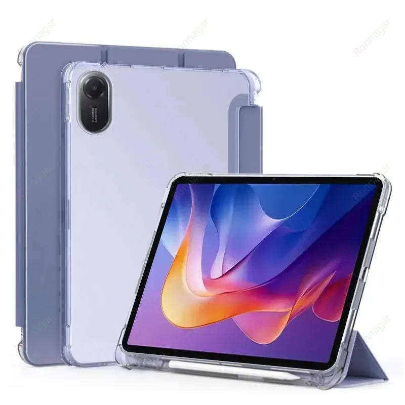 With Pencil Holder Tablet Case for Redmi Pad 2 Pro Case 2025 2024 12.1inch Flip Stand for Xiaomi Poco Pad 12.1'' Auto Sleep Wake