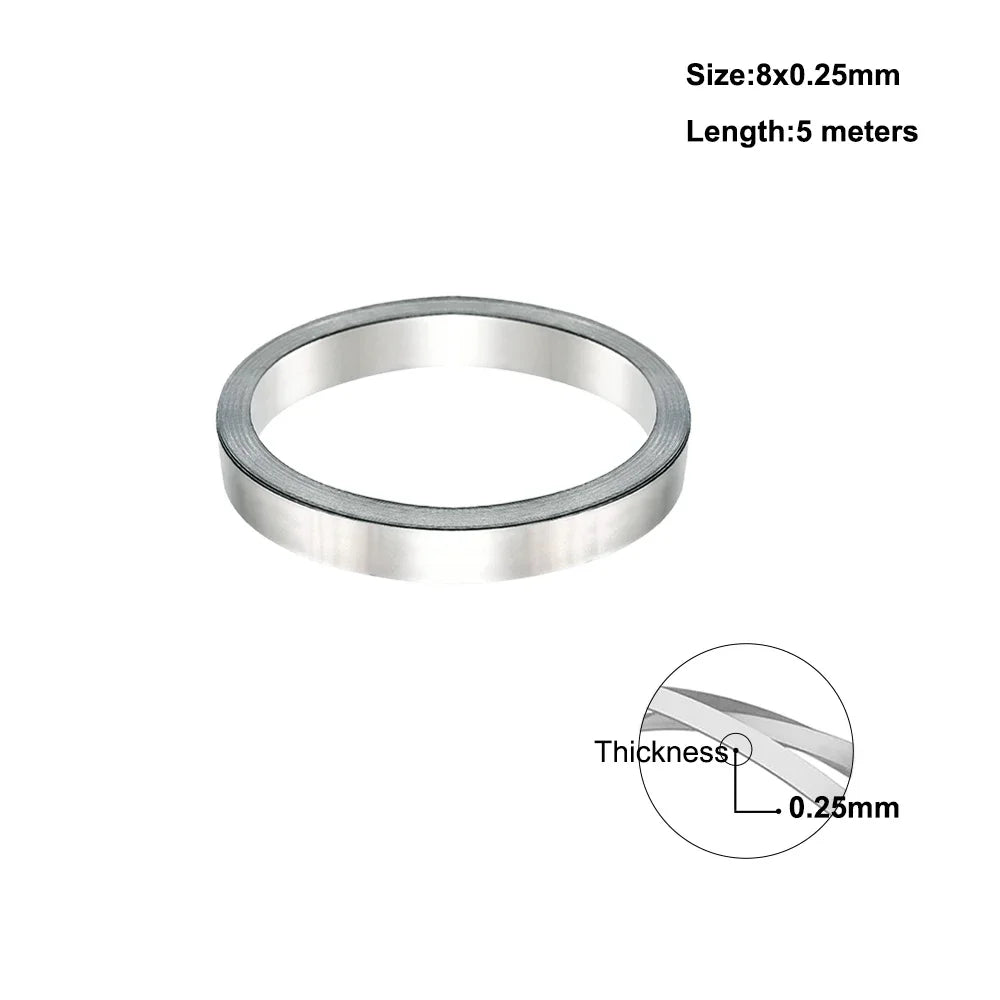 5m Nichrome Flat Heater Wire For Heating Elements Strip Accessories of Vacuum Sealing Packaging Machine Heating Sealer Parts