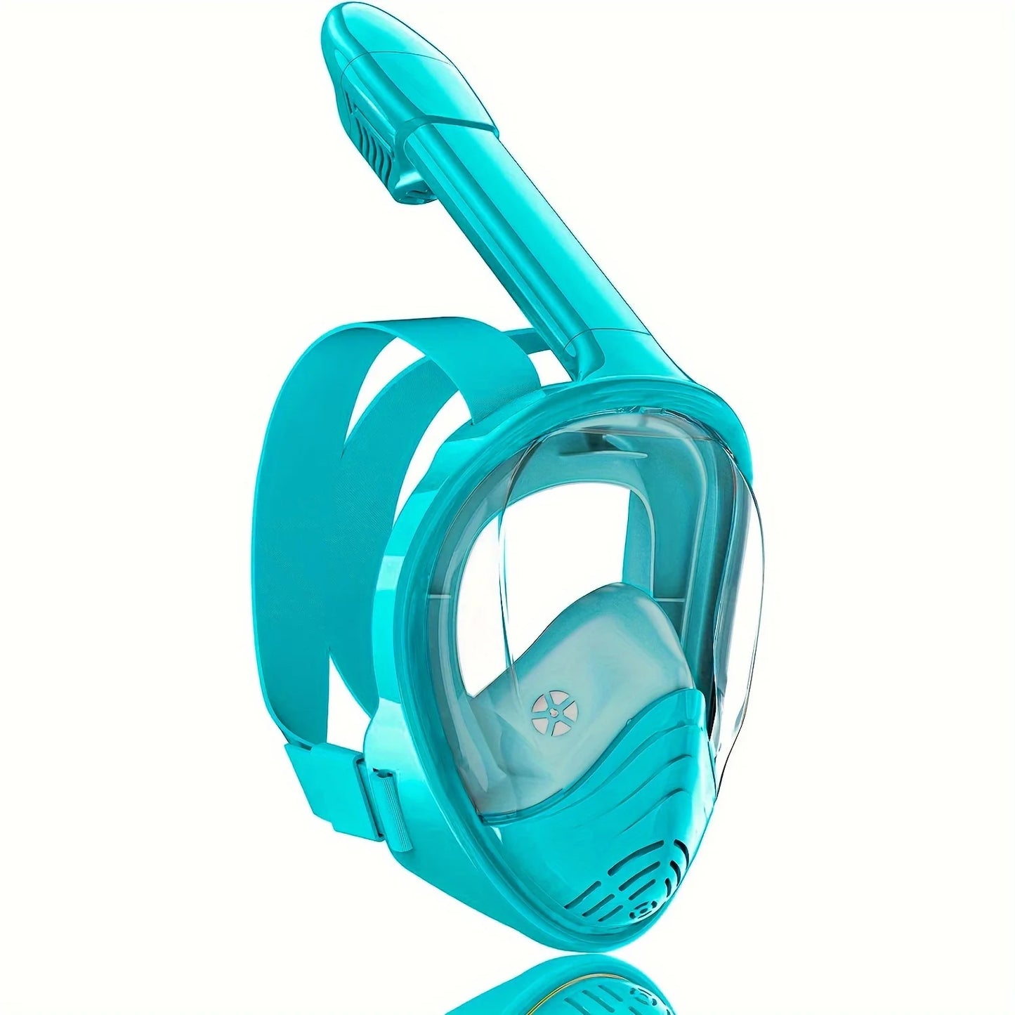 Kids Snorkel Mask  Anti-Fog Leak-Proof Soft Silicone Design Easy to Wear Diving Mask Underwater Scuba Full Face  360° Panoramic