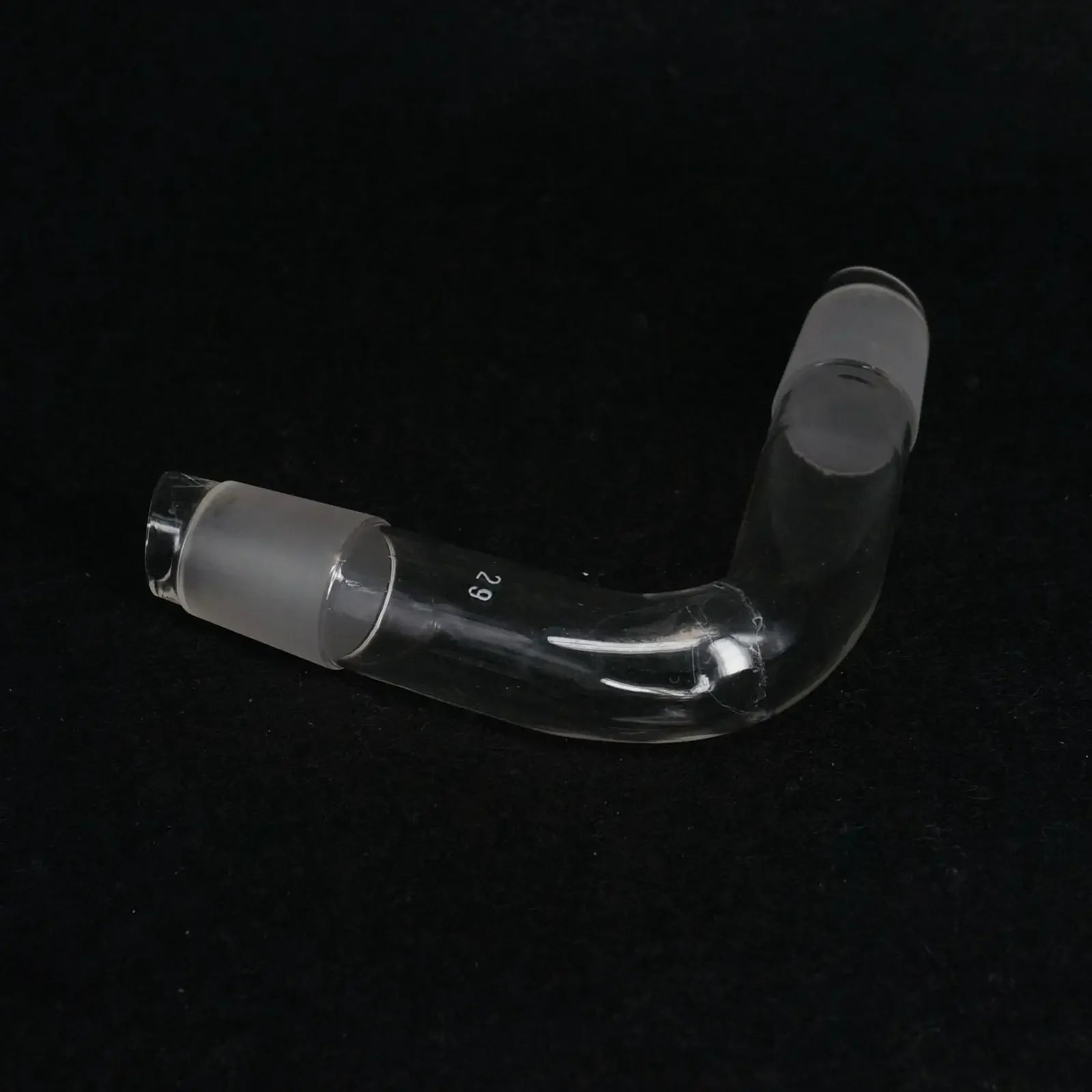 29/32 Stopper Glass Distillation Adapter Distilling Head 75 Degree Bend Labware - KiwisLove