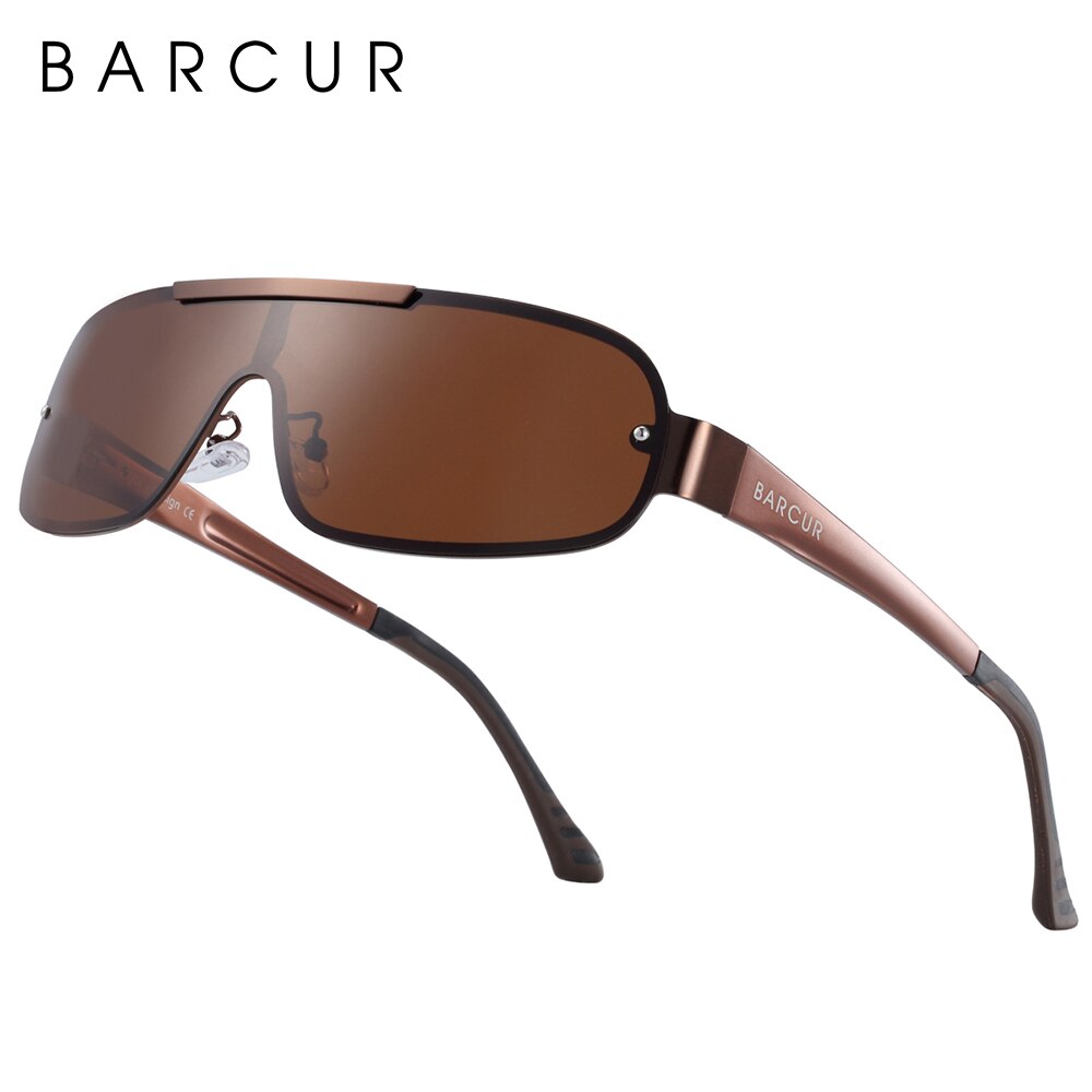 BARCUR Aluminum Magnesium Men's Sunglasses Pilot Driving Narrow Polarized Lens Man Sun Glass Women Gafas De Sol Shades - KiwisLove