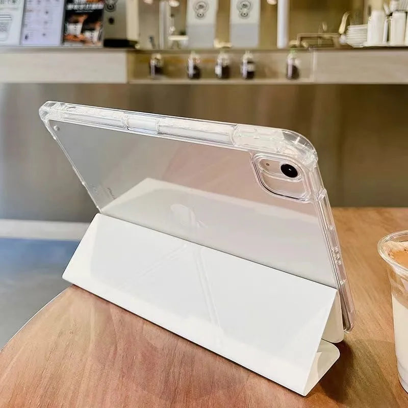 For iPad Air 5 Air 6 A16 11th M3 iPad Pro 11 12.9 13 10 Gen 10.5 10.2 9th 8th 6th 5th 9.7" Mini 7 6 Smart Case with Pen Holder - KiwisLove