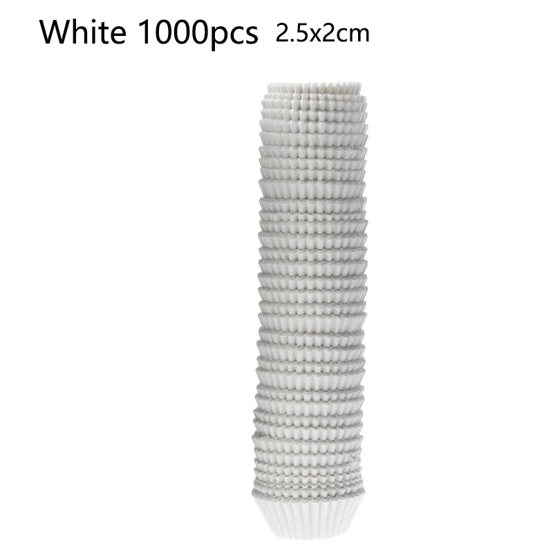 100-1000Pcs Muffin Cupcake Paper Cups Cupcake Liner Baking Muffin Box Cup Case Party Tray Cake Decorating Tools