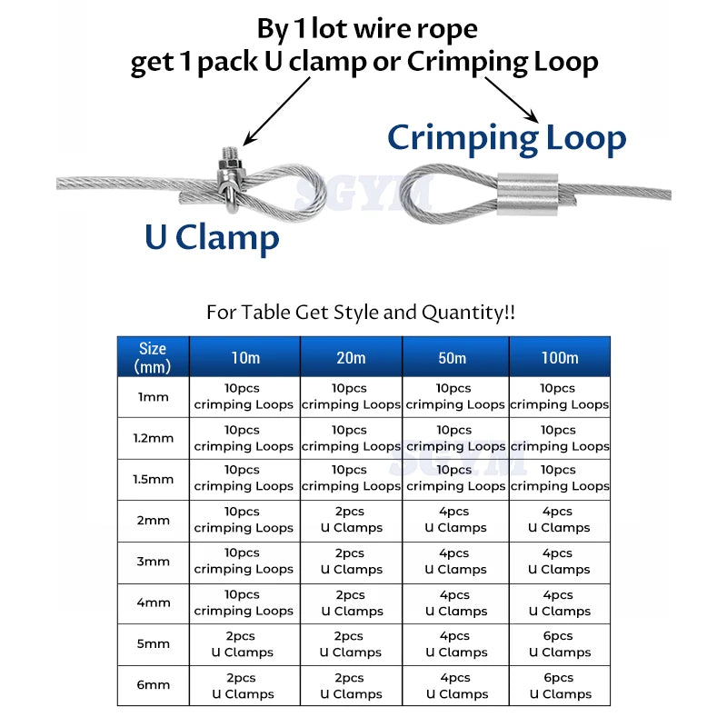 Black PVC Coated 10/20/50/100Meter Steel Flexible Wire Rope soft Cable  304 Stainless Steel Clothesline Diameter 1/1.5/2/3/4/5mm