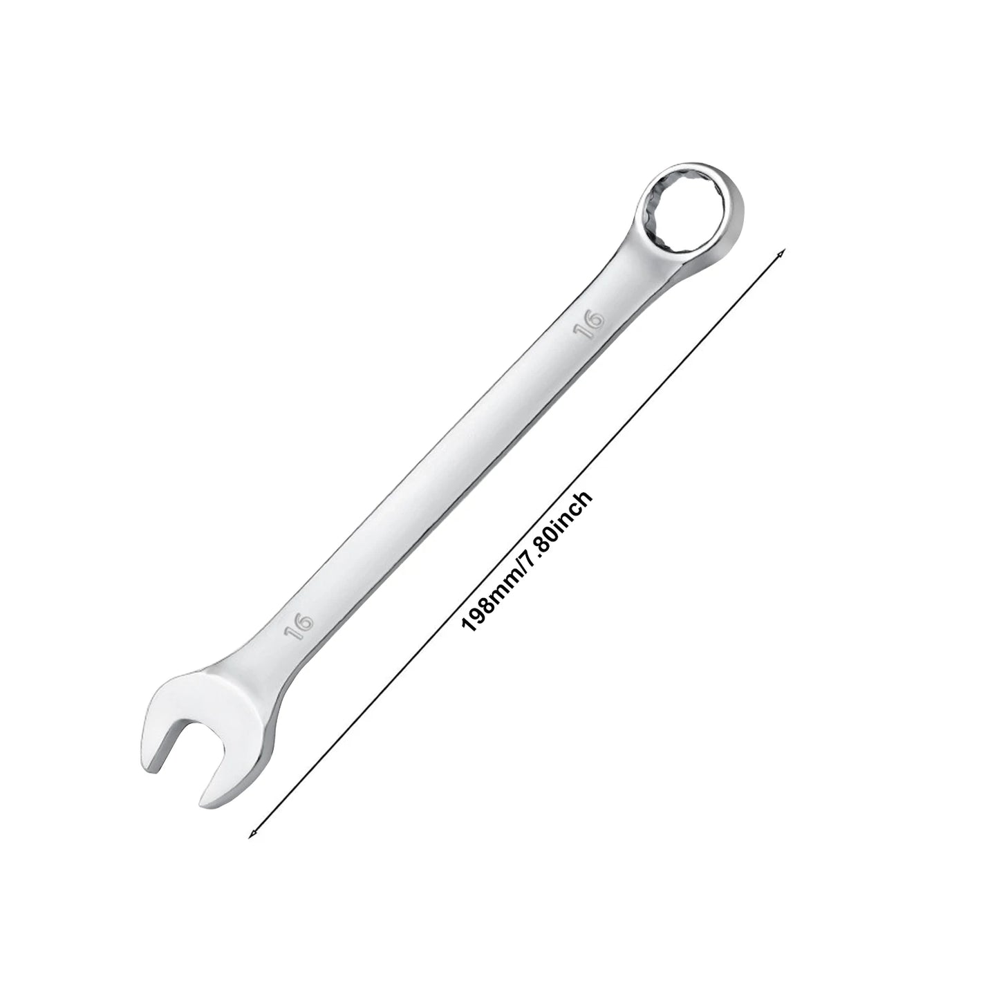 Dual-use plum blossom open end Ratchet wrench 7MM-24MM Combination spanners nut cutter combined Key Repair hand tools