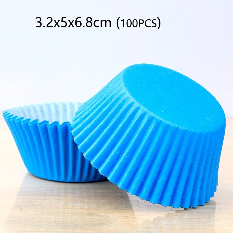 100-1000Pcs Muffin Cupcake Paper Cups Cupcake Liner Baking Muffin Box Cup Case Party Tray Cake Decorating Tools
