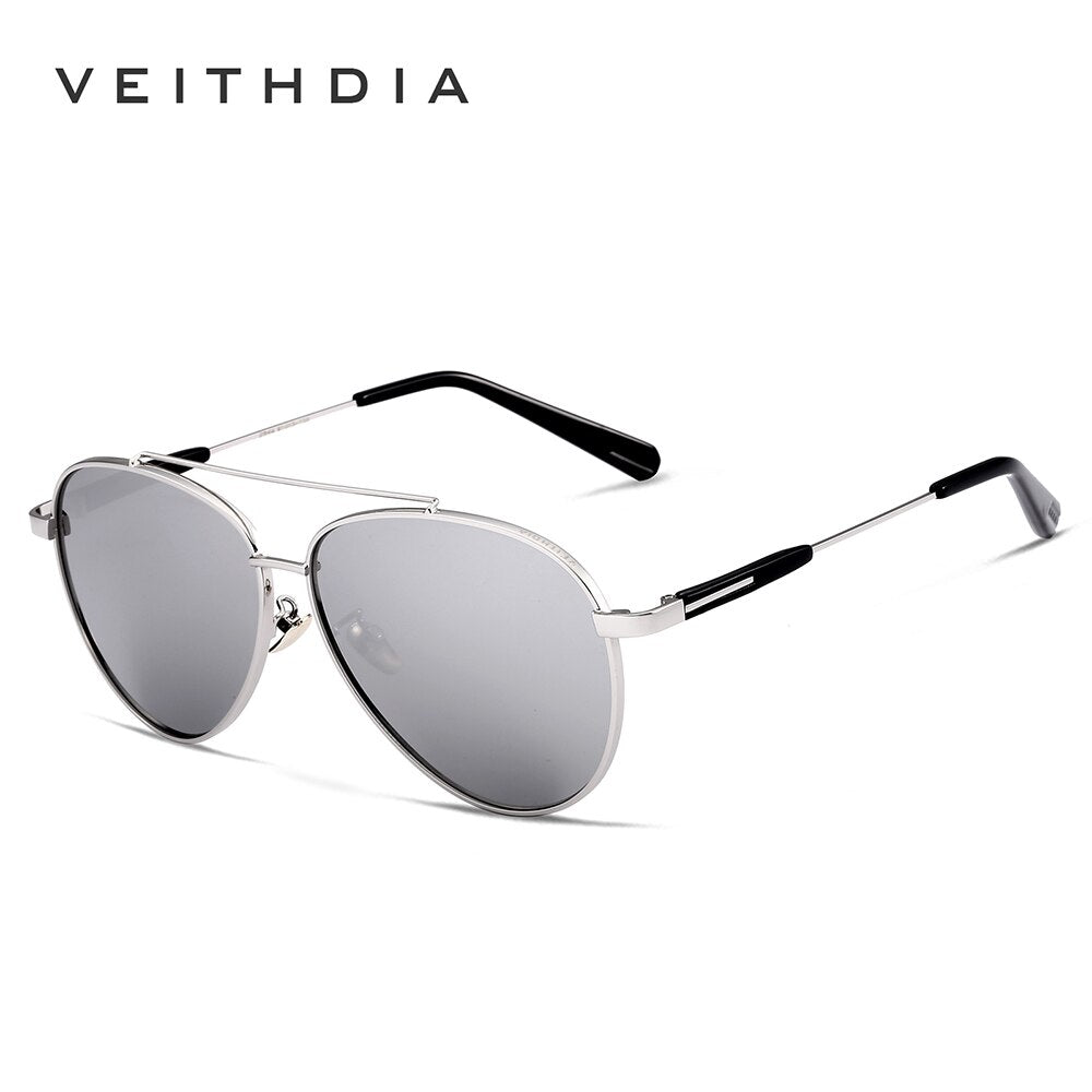 VEITHDIA Brand Sports Men Sunglasses Polarized UV400 Lens Outdoor Driving Eyewear Stainless Steel Sun Glasses For Male V2844 - KiwisLove