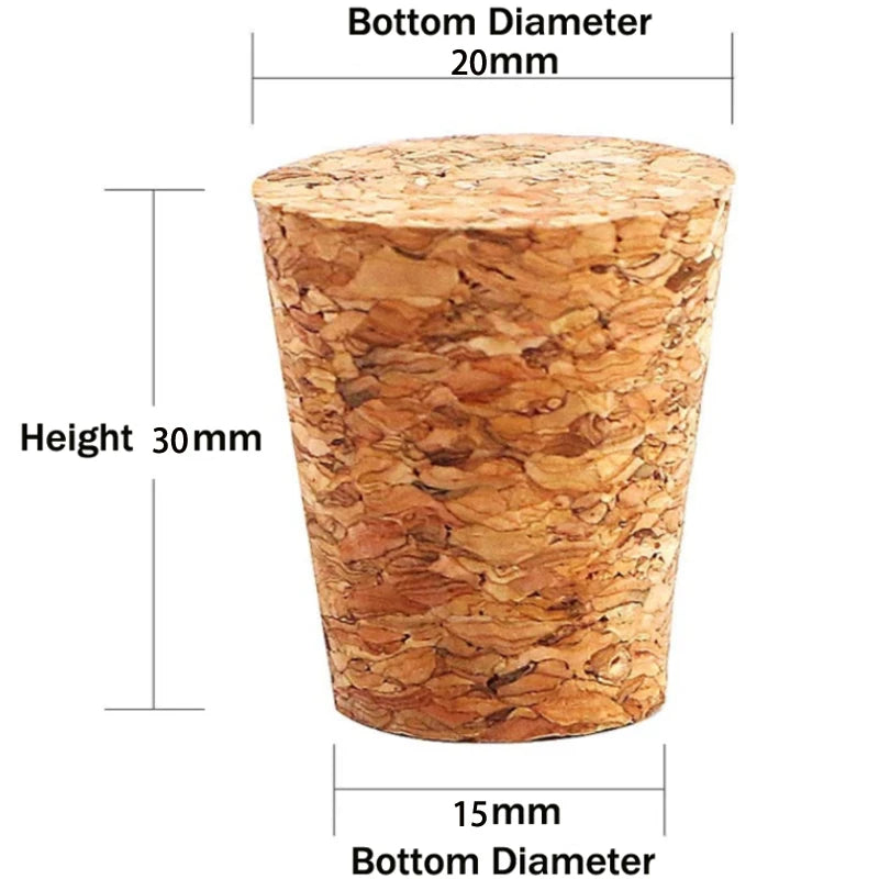 5-50pcs cork stoppers Wine Cork Bottle Stoppers Tapered Cork Stoppers for Bottle Bar Tools Kitchen Accessories