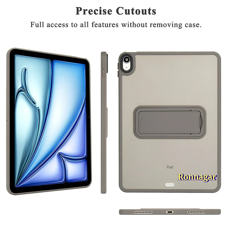 For iPad A16 11th Gen 2025 Case Air11 13inch Pro11 13 M4 Pro12.9 6th 5th Air4 5 10.9 10th 9th 8th 10.2 9.7 5th 6th Stand Holder